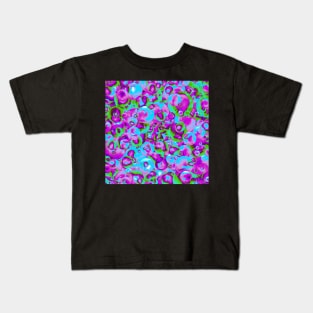 Kaleidoscope of Colorful Bubbles Kids T-Shirt